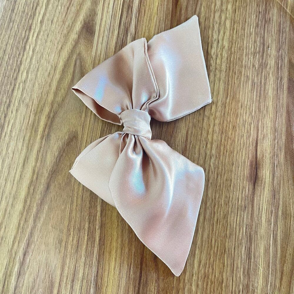 New Coquette hair bow chocolate color for women and girls - Picture 7 of 12